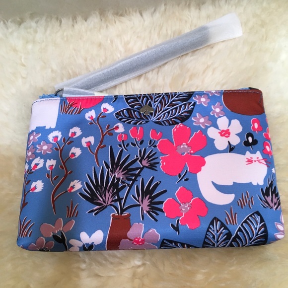 Kate spade Joe Garden Cat Wallet/ Wristlet - Picture 3 of 12